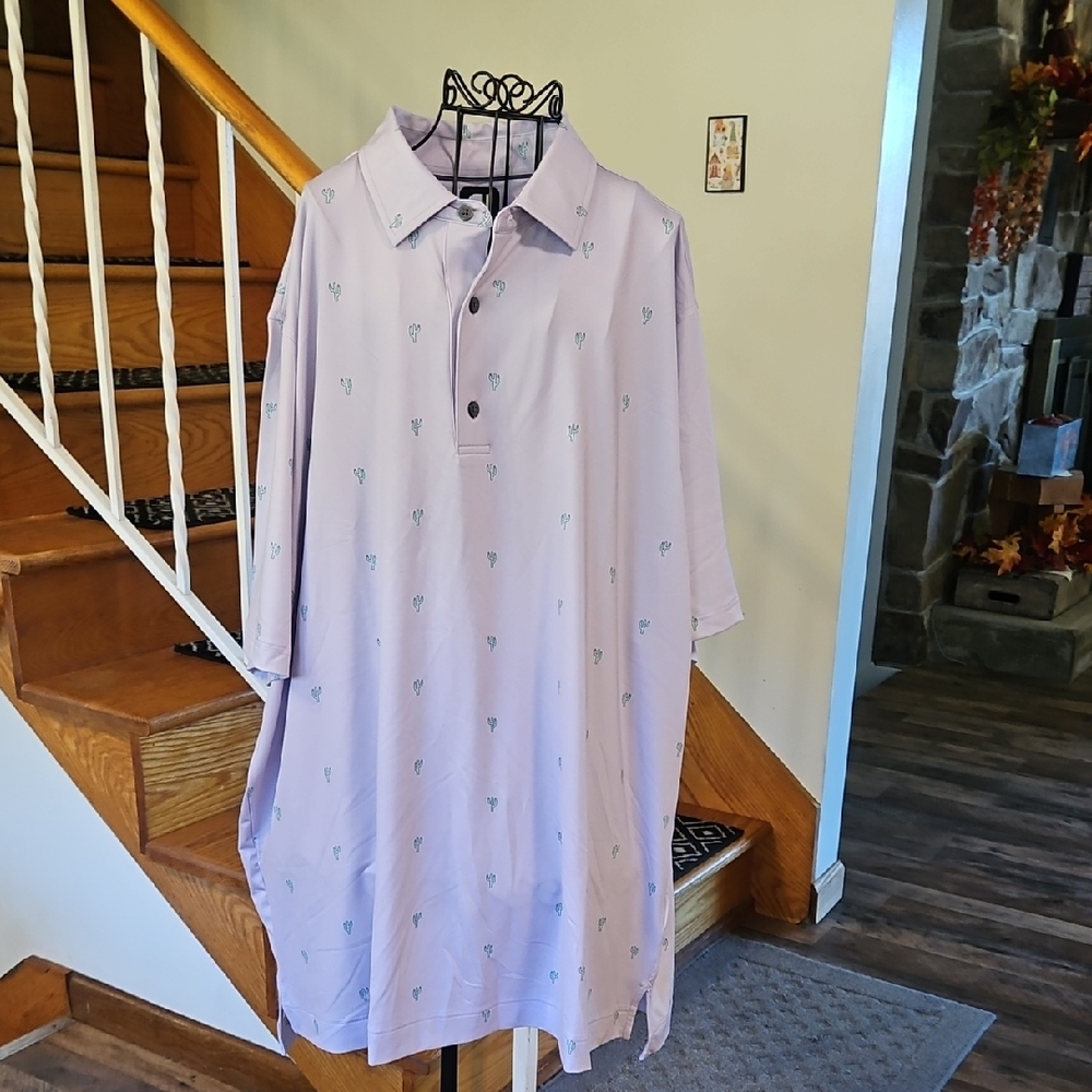 👔FOOTJOY Lavender Polo Shirt